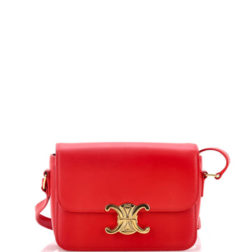 Celine Triomphe Shoulder Bag Smooth Calfskin Teen