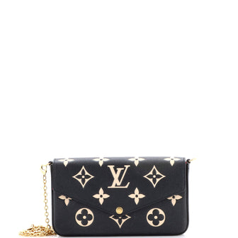 Louis Vuitton Felicie Pochette Bicolor Monogram Empreinte Giant