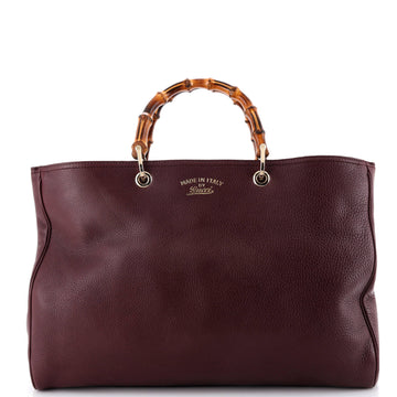 Gucci Bamboo Shopper Tote Leather Large