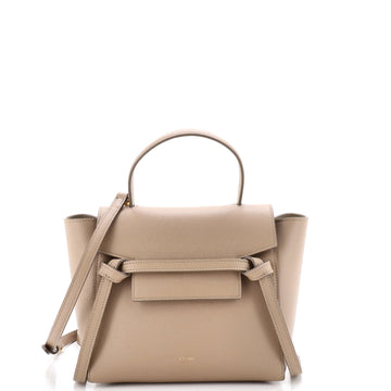 Celine Belt Bag Textured Leather Nano