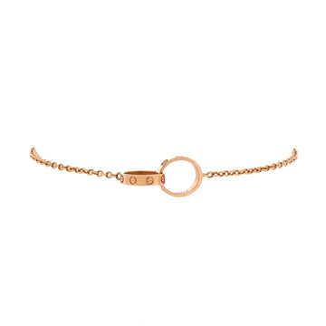 Cartier Love Interlocking Bracelet 18K Rose Gold