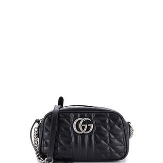 Gucci GG Marmont Shoulder Bag Mixed Matelasse Leather Small