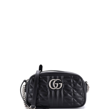 Gucci GG Marmont Shoulder Bag Mixed Matelasse Leather Small