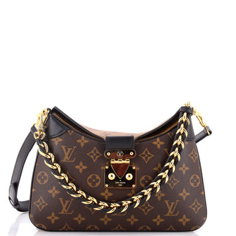Louis Vuitton LV Twinny Handbag Monogram Canvas and Reverse Monogram Canvas with Leather
