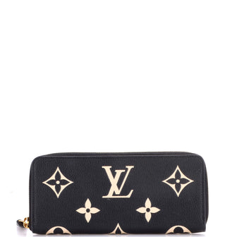 Louis Vuitton Clemence Wallet Bicolor Monogram Empreinte Giant