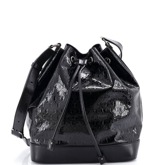 Saint Laurent Le Monogramme Bucket Bag Monogram All Over Embossed Leather Medium
