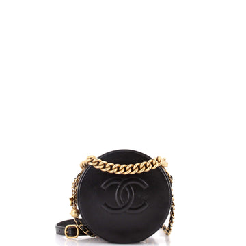 Chanel Round as Earth Crossbody Bag Glazed Calfskin