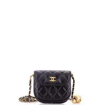 Chanel Pearl Crush Waist Bag Quilted Lambskin Mini
