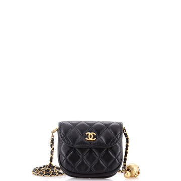 Chanel Pearl Crush Waist Bag Quilted Lambskin Mini