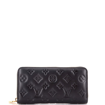 Louis Vuitton Coussin Zippy Wallet Monogram Embossed Lambskin