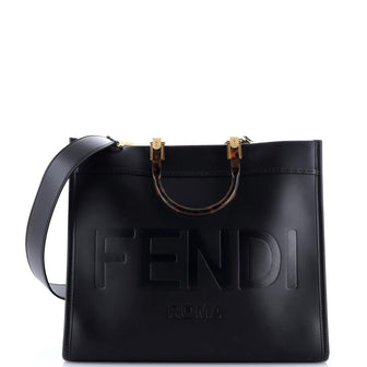 Fendi Sunshine Shopper Tote Leather Medium