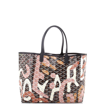 Goyard Saint Louis Tote Lettres Camouflage Coated Canvas PM