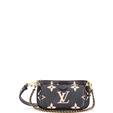 Louis Vuitton Multi Pochette Accessoires Bicolor Monogram Empreinte Giant