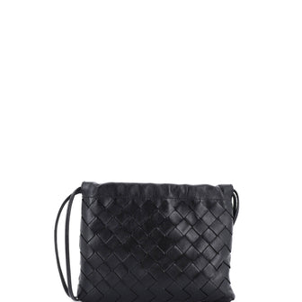 Bottega Veneta Drawstring Dustbag Crossbody Bag Intrecciato Nappa Small