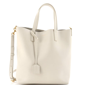 Saint Laurent Shopper Tote Leather Toy