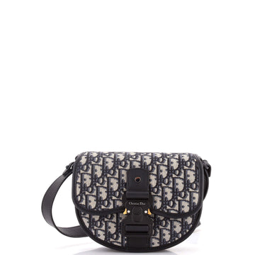 Christian Dior Gallop Flap Messenger Bag Oblique Canvas Mini