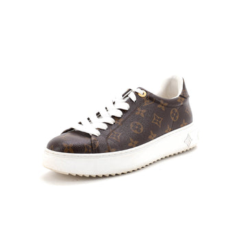 Louis Vuitton Women's Time Out Sneakers Monogram Canvas