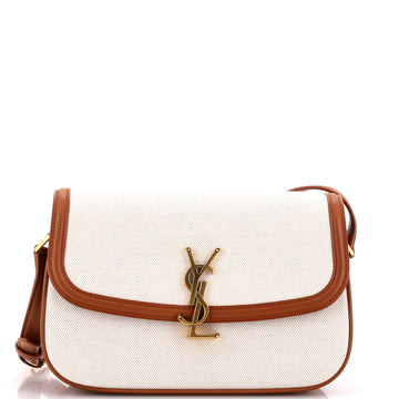 Saint Laurent Solferino Bag Canvas Medium