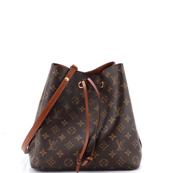 Louis Vuitton NeoNoe Handbag Monogram Canvas with Leather MM