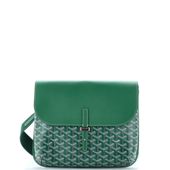Goyard Coursier Messenger Bag Coated Canvas and Leather