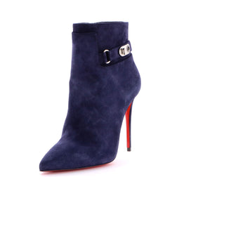 Christian Louboutin Women's Lock So Kate Booties Suede 100
