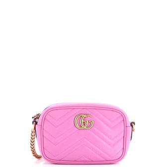 Gucci GG Marmont Shoulder Bag Matelasse Leather Mini