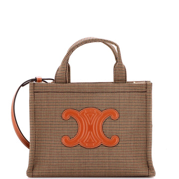 Celine Cabas Thais Tote Tweed Small