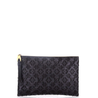 Louis Vuitton Flat Zip Pochette Limited Edition Monogram Lurex Canvas