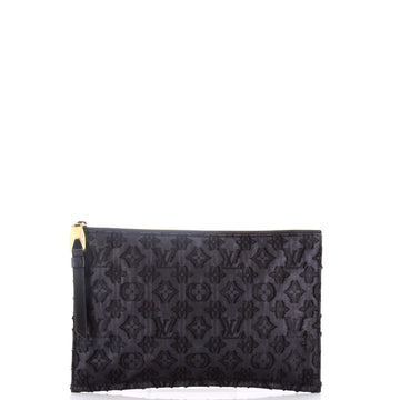 Louis Vuitton Flat Zip Pochette Limited Edition Monogram Lurex Canvas