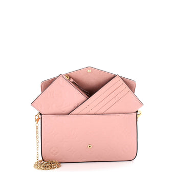 Louis Vuitton Felicie Pochette Monogram Empreinte Leather