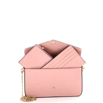 Louis Vuitton Felicie Pochette Monogram Empreinte Leather