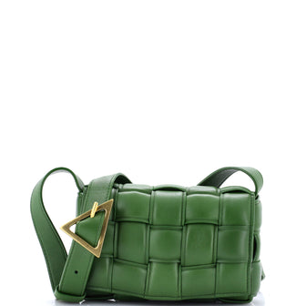 Bottega Veneta Cassette Crossbody Bag Padded Maxi Intrecciato Leather Small