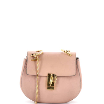 Chloe Drew Patchwork Crossbody Bag Leather Small