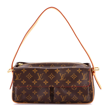 Louis Vuitton Viva Cite Handbag Monogram Canvas MM