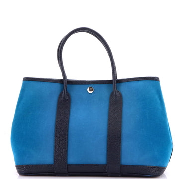 Hermes Garden Party Tote Toile and Leather 30