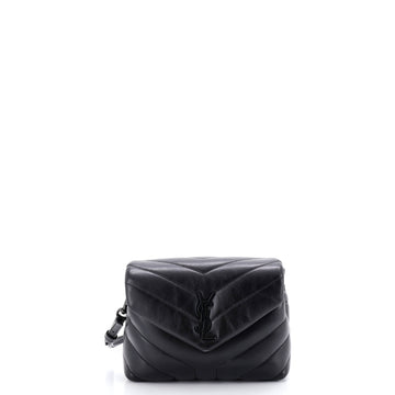 Saint Laurent Loulou Shoulder Bag Matelasse Chevron Leather Toy