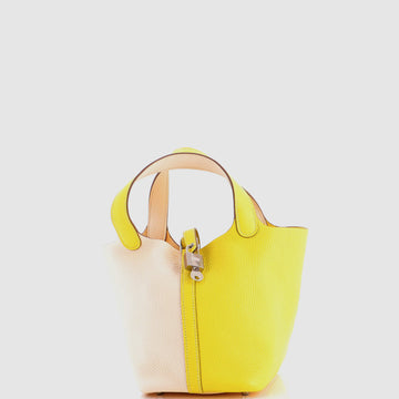 Hermes Picotin Lock Bag Bicolor Clemence PM
