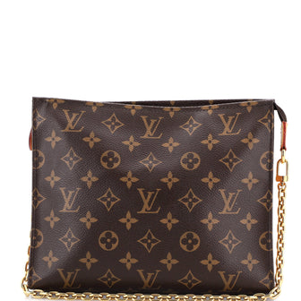 Louis Vuitton Toiletry Pouch on Chain Monogram Canvas