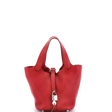 Hermes Picotin Lock Bag Clemence PM