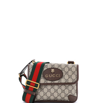 Gucci Neo Vintage Flap Messenger GG Coated Canvas Small