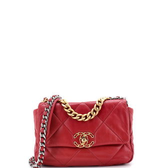 Chanel 19 Flap Bag Quilted Leather Medium