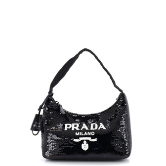 Prada Re-Edition 2000 Hobo Sequins Mini
