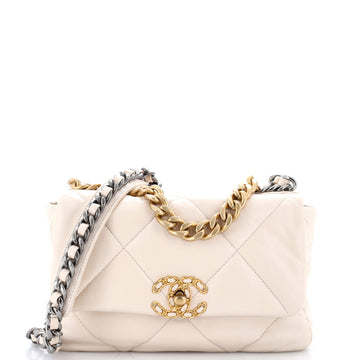 Chanel 19 Flap Bag Quilted Leather Medium