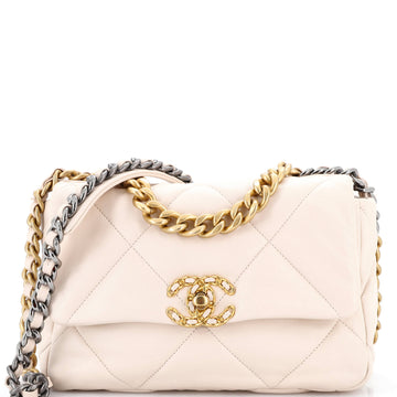 Chanel 19 Flap Bag Quilted Leather Medium