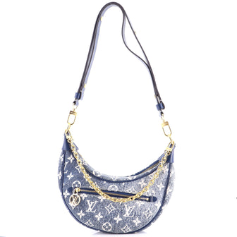 Louis Vuitton Loop Handbag Monogram Jacquard Denim