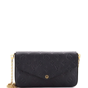 Louis Vuitton Felicie Pochette Monogram Empreinte Leather
