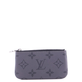 Louis Vuitton Key Pouch Reverse Monogram Eclipse Canvas