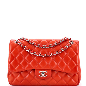 Chanel Classic Double Flap Bag Quilted Lambskin Jumbo