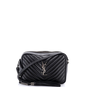 Saint Laurent Lou Camera Bag Matelasse Chevron Leather Small