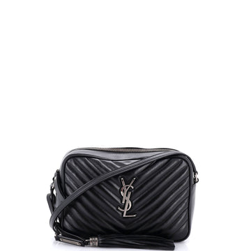 Saint Laurent Lou Camera Bag Matelasse Chevron Leather Small